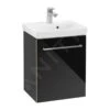 Villeroy & Boch Avento - Wastafelkast, 430x514x352 Mm, 1 Deur, Crystal Black A88700B3 -Villeroy & Boch 0c6e1737a94044649f18a99e