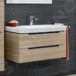 Villeroy & Boch Subway 2.0 - Wastafelkast, 787x420x449 Mm, 2 Laden, Jilm Impresso A68900PN -Villeroy & Boch 18942db33c8f9296123c4471