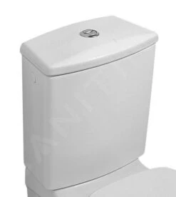 Villeroy & Boch O.novo - Stortbak Voor Staande Toiletpot, Met Zij- En Achteraansluiting, CeramicPlus, Alpine Wit 7796G1R1