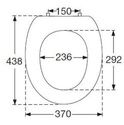 Villeroy & Boch O.novo - WC Bril, Wit 88246101 -Villeroy & Boch 23ab033759202bfebcd7979f