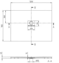 Villeroy & Boch Squaro Infinity - Douchebak, 900x1200 Mm, Quaryl, Stone White UDQ1290SQI2V-RW 10 Villeroy & Boch Squaro Infinity - Douchebak, 900x1200 Mm, Quaryl, Stone White UDQ1290SQI2V-RW -Villeroy & Boch 2827095b75ad632ac85d7963 1