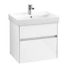 Villeroy & Boch Collaro - Wastafelonderkast, 604x546x444 Mm, 2 Laden, Glossy White C00900DH -Villeroy & Boch 2d290b9cf95575e2379749f4