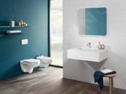 Villeroy & Boch O.novo - ViConnect Voorwandinstallatie Set, Toiletpot Inclusief Wcbril, DirectFlush, SoftClosing, E200 Spoelknop, Glanzend Chroom 5660D201 -Villeroy & Boch 2f2c6b21f694228df2a0e059