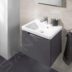 Villeroy & Boch Subway 2.0 - Wastafelkast, 440x420x352 Mm, 1 La, Glossy Grey A68400FP -Villeroy & Boch 2f3765566997e7cf64587706