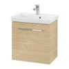 Villeroy & Boch Avento - Wastafelkast, 530x514x352 Mm, 1 Deur, Nordic Oak A88801VJ -Villeroy & Boch 31777ec48336946218e9a4bc