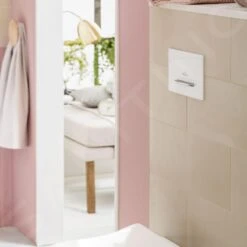 Villeroy & Boch ViConnect - WC-bedieningsplaat, Wit/chroom 92216168 -Villeroy & Boch 32349e1857d9fd159a132ed2