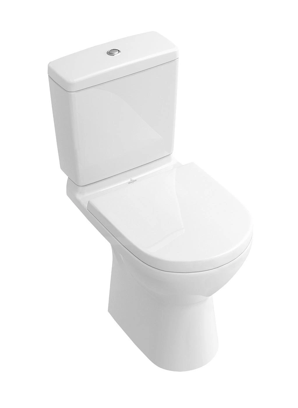 Villeroy & Boch O.novo - Staande Toiletpot, Afvoer Achteraan, DirectFlush, CeramicPlus, Alpine Wit 5661R0R1