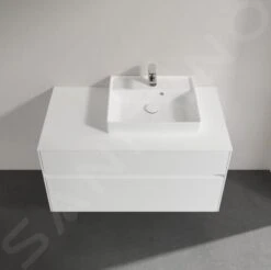 Villeroy & Boch Collaro - Wastafelonderkast, 1000x548x500 Mm, 2 Laden, Glossy White C01500DH -Villeroy & Boch 3ab7eae1ff5805073f9103c3