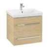 Villeroy & Boch Avento - Wastafelkast, 580x514x452 Mm, 2 Laden, Nordic Oak A88900VJ -Villeroy & Boch 3debf918695517a1bfd7701d
