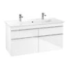 Villeroy & Boch Venticello - Wastafelkast, 1153x590x502 Mm, 4 Laden, Glosy White A92901DH -Villeroy & Boch 489b2528367d669f98c229ab