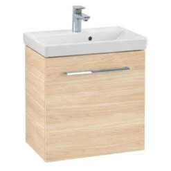 Villeroy & Boch Avento - Wastafelkast, 530x514x352 Mm, 1 Deur, Elm Impresso A88800PN