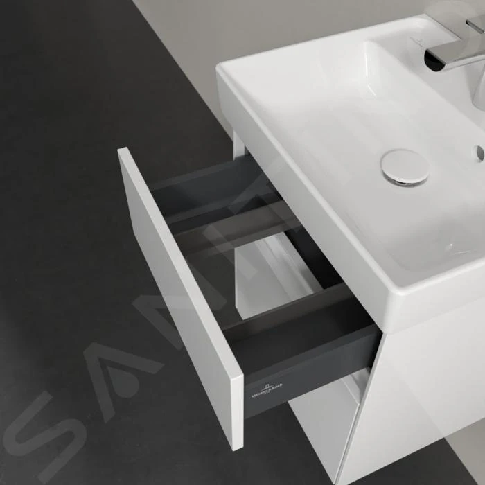 Villeroy & Boch Collaro - Wastafelonderkast, 460x546x374 Mm, 2 Lades, Glossy White C00600DH 6 Villeroy & Boch Collaro - Wastafelonderkast, 460x546x374 Mm, 2 Lades, Glossy White C00600DH - Afbeelding 4