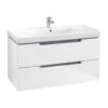 Villeroy & Boch Subway 2.0 - Wastafelonderkast, 987x520x449 Mm, 2 Lades, Glossy White A69710DH -Villeroy & Boch 63d74a0b1d82d1f2ed1a277e