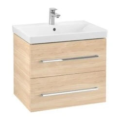 Villeroy & Boch Avento - Wastafelkast, 630x514x452 Mm, 2 Laden, Elm Impresso A89000PN