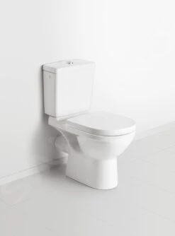 Villeroy & Boch O.novo - Staande Toiletpot, Afvoer Achteraan, DirectFlush, AntiBac, CeramicPlus, Alpine Wit 5661R0T2 -Villeroy & Boch 74254d1b2b3a69644fe65b40