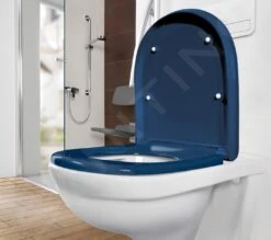 Villeroy & Boch ViCare - WC-zitting, SoftClose, QuickRelease, AntiBac, Blauw 9M67S1P1 -Villeroy & Boch 8d569dfdba33ff7891e1c911