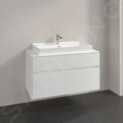 Villeroy & Boch Collaro - Wastafelonderkast, 1000x548x500 Mm, 2 Laden, Glossy White C02000DH 16 Villeroy & Boch Collaro - Wastafelonderkast, 1000x548x500 Mm, 2 Laden, Glossy White C02000DH -Villeroy & Boch 913b076f71e45f036419006e