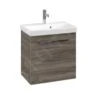 Villeroy & Boch Avento - Wastafelonderkast, 530x514x352 Mm, 1 Deur, Stone Oak A88800RK