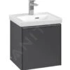 Villeroy & Boch Subway 3.0 - Wastafelonderkast, 423x429x378 Mm, 1 Deur, Grafiet C58200VR -Villeroy & Boch 9eafba9ed13e1c96a1240166