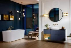 Villeroy & Boch Antheus - Spiegel Houten Frame, Diameter 850 Mm, Zwart B30500PW -Villeroy & Boch a1de03a48c697f9efe573afe