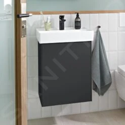 Villeroy & Boch Collaro - Wastafelkast, 410x546x344 Mm, 1 Deur, Scharnieren Rechts, Mat Zwart C00501PD 14 Villeroy & Boch Collaro - Wastafelkast, 410x546x344 Mm, 1 Deur, Scharnieren Rechts, Mat Zwart C00501PD -Villeroy & Boch a35a05658af9b047fd666ae0