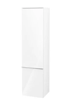 Villeroy & Boch Venticello - Hoge Badkamerkast, 404x1546x372 Mm, Scharnieren Rechts, Glossy White A95111DH