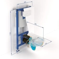 Villeroy & Boch O.novo - ViConnect Voorwandinstallatie Set, Toiletpot Inclusief Wcbril, DirectFlush, SoftClosing, E200 Spoelknop, Wit 5660D301 -Villeroy & Boch c16840450a84e3c64bba13d5