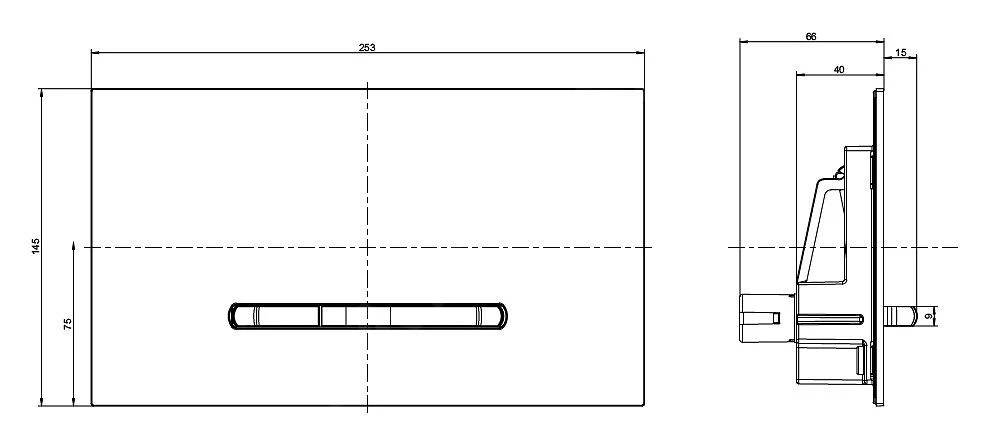Villeroy & Boch ViConnect - WC-bedieningsplaat, Wit 92218068 4 Villeroy & Boch ViConnect - WC-bedieningsplaat, Wit 92218068 - Afbeelding 2