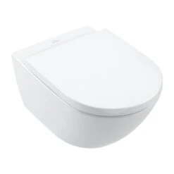 Villeroy & Boch Subway 3.0 - Hangend Toilet Met Wc-bril SoftClosing, TwistFlush, CeramicPlus, Alpine Wit 4670TSR1