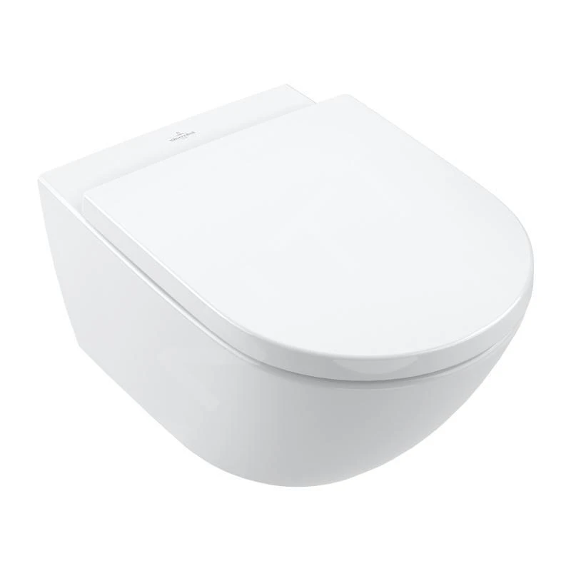 Villeroy & Boch Subway 3.0 - Hangend Toilet Met Wc-bril SoftClosing, TwistFlush, Alpine Wit 4670TS01 3 Villeroy & Boch Subway 3.0 - Hangend Toilet Met Wc-bril SoftClosing, TwistFlush, Alpine Wit 4670TS01