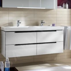 Villeroy & Boch Subway 2.0 - Wastafelkast, 1287x520x449 Mm, Glossy White A69900DH -Villeroy & Boch e205301a3db65d04494bf5b4 1
