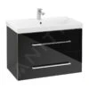 Villeroy & Boch Avento - Wastafelkast, 780x514x452 Mm, 2 Laden, Crystal Black A89100B3 -Villeroy & Boch e5392ec89b153557e275ffc7