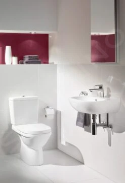 Villeroy & Boch O.novo - Staande Toiletpot, Afvoer Onderaan, CeramicPlus, Alpine Wit 566101R1 -Villeroy & Boch f3c2940dfcc904d604007028