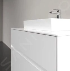 Villeroy & Boch Collaro - Wastafelonderkast, 800x548x500 Mm, 2 Laden, Glossy White C08000DH -Villeroy & Boch f6c8326d4454e3c6fd437cbd