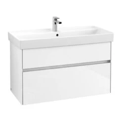 Villeroy & Boch Collaro - Wastafelonderkast, 954x546x444 Mm, 2 Laden, Glossy White C01100DH