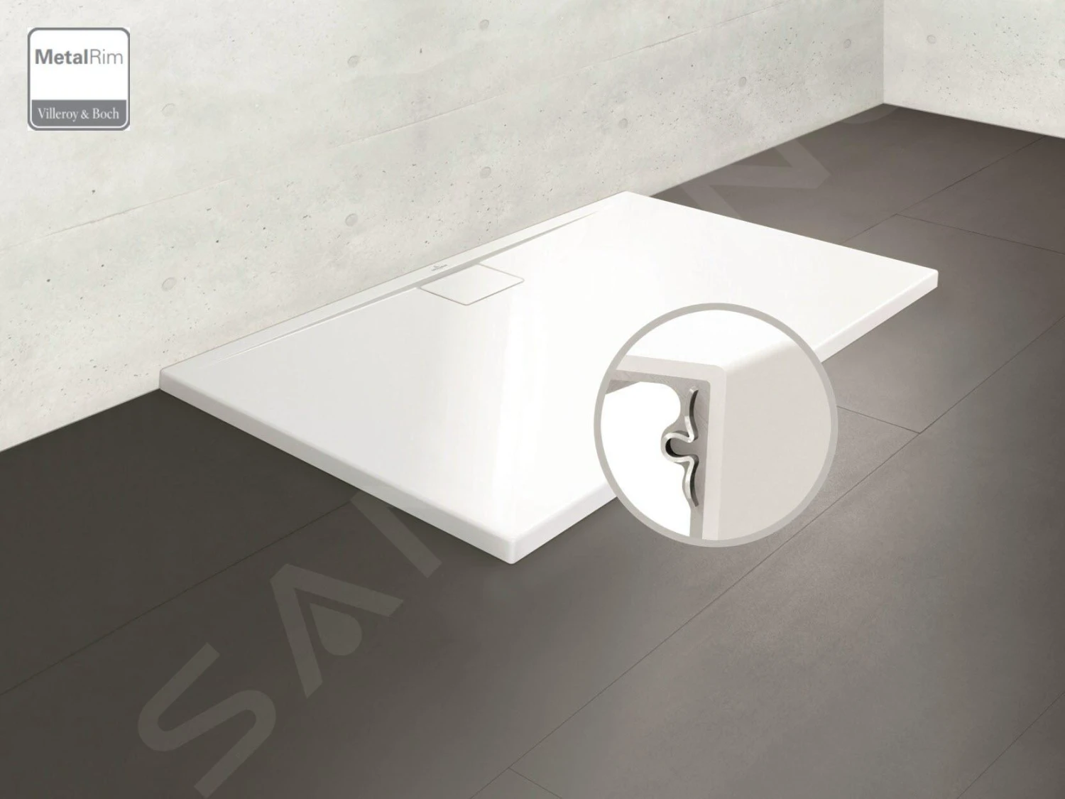 Villeroy & Boch Architectura - Douchebak, 900x900 Mm, VilboGrip, Alpine Wit UDA9090ARA115GV-01 6 Villeroy & Boch Architectura - Douchebak, 900x900 Mm, VilboGrip, Alpine Wit UDA9090ARA115GV-01 - Afbeelding 4