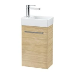Villeroy & Boch Avento - Wastafelkast, 340x514x202 Mm, 1 Deur, Nordic Oak A87600VJ